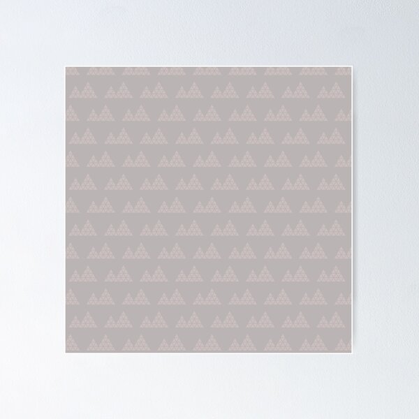 Pink Mountains Poster