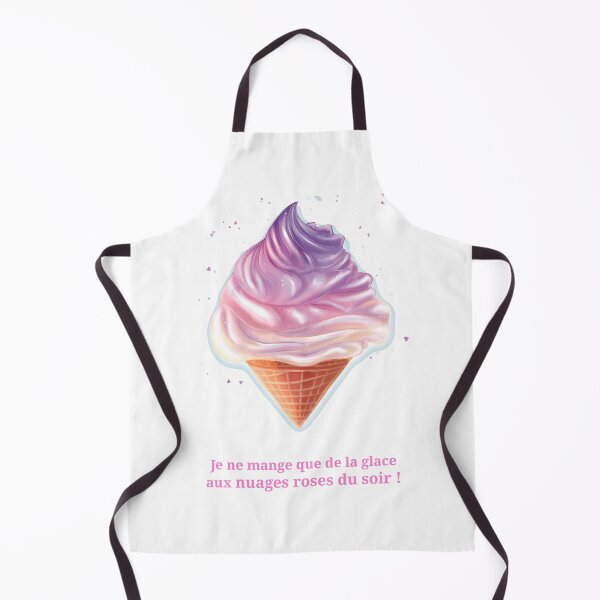 Item preview, I only eat ice cream with pink evening clouds designed and sold by soofette.
