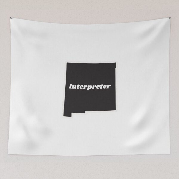 Item preview, Interpreter New Mexico Silouette Map designed and sold by Neeshki.