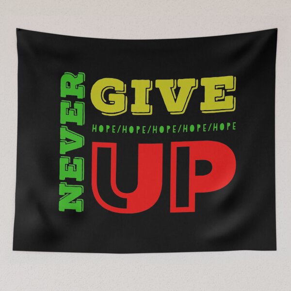 Item preview, NEVER GIVE UP designed and sold by Abelfashion.