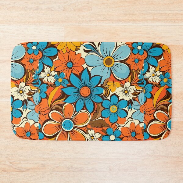 Item preview, Psychedelic Flowers, Groovy Hippie Pattern - Floral Pattern designed and sold by Just-Flowers.