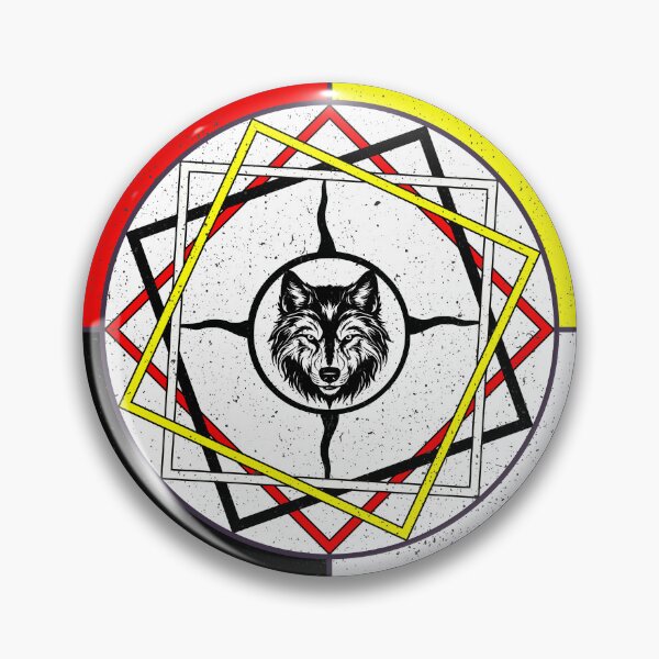 Item preview, Native American Medicine Wheel, Wolf designed and sold by mixedshop.
