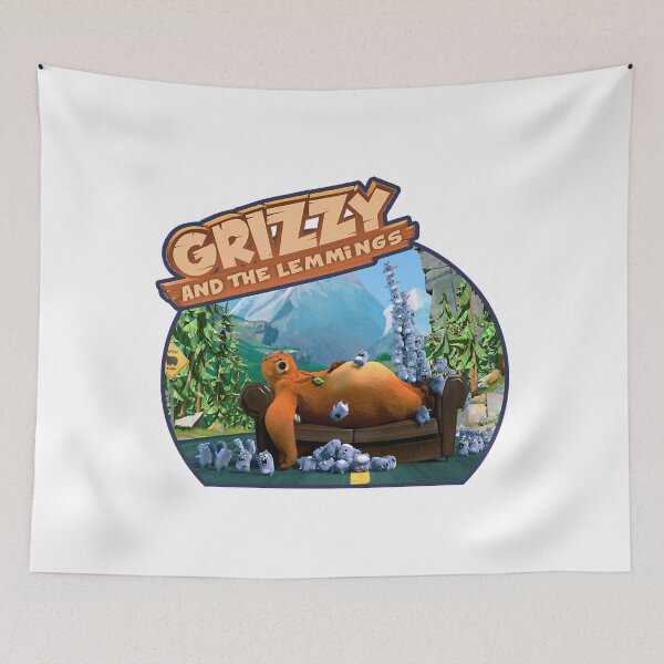 Item preview, grizzy and the lemmings   designed and sold by hadley-gilbert.