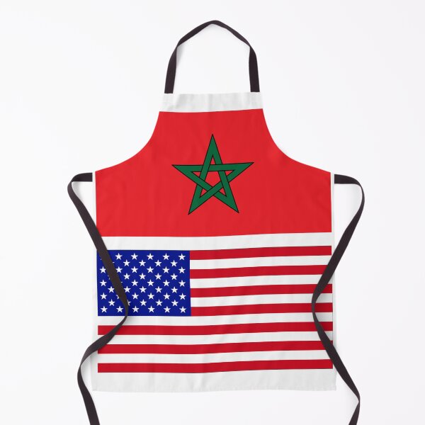 Item preview, Moroccan and USA Flag designed and sold by Islanr.