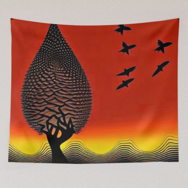 Item preview, Birds Tree and Sunrise designed and sold by George Hutton Hunter.
