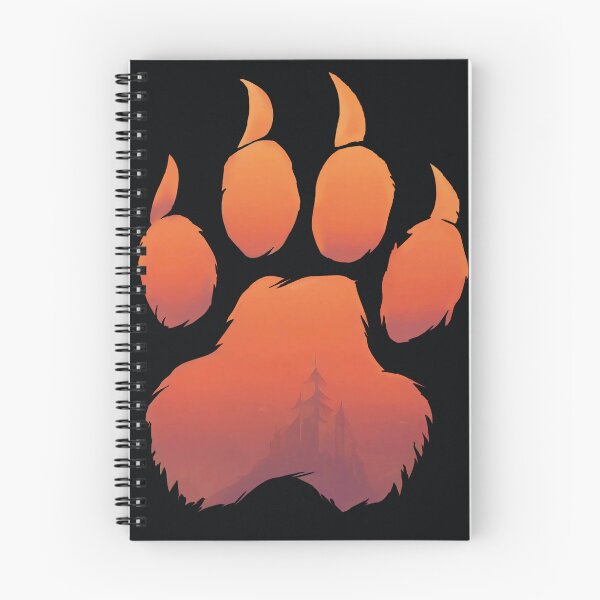 Item preview, Grizzly Bear Paw Print in Forest designed and sold by DesignDrifts.