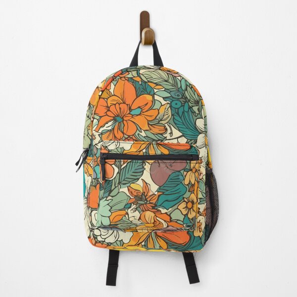 Item preview, Retro Psychedelic Flowers - Watercolor Floral Pattern designed and sold by Just-Flowers.
