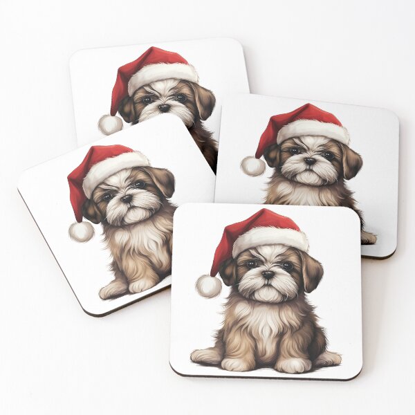 Item preview, Shih Tzu Christmas Shih Tzu Santa Hat Xmas Gift designed and sold by pengtees2023.