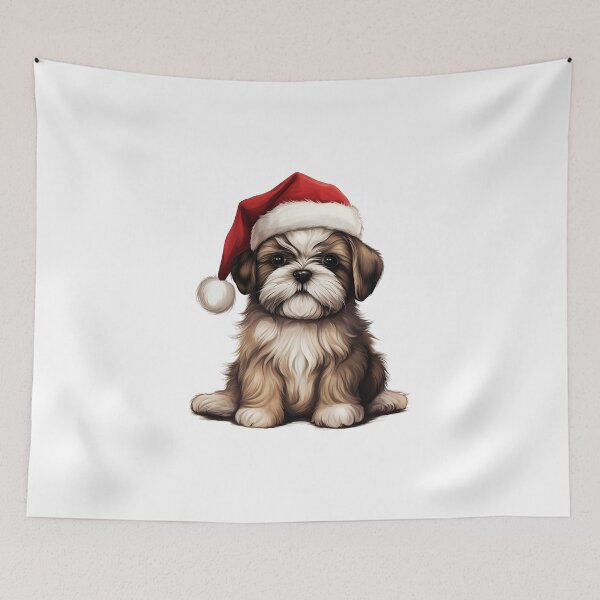 Artikelvorschau, Shih Tzu Weihnachten Shih Tzu Weihnachtsmannmütze Weihnachtsgeschenk entworfen und verkauft von pengtees2023.