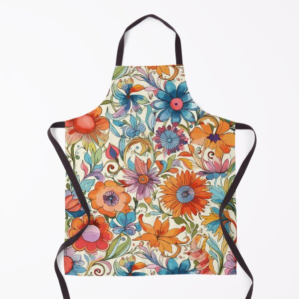 Item preview, Watercolor Psychedelic Flowers - Floral Pattern designed and sold by Just-Flowers.