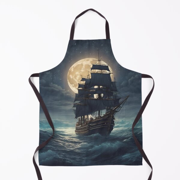 Item preview, Ship at full moon designed and sold by Talpha.