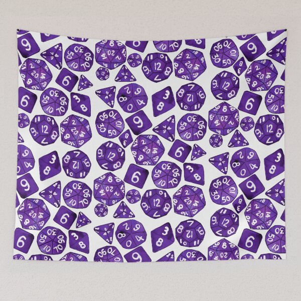 Item preview, Purple Dice  designed and sold by traveleroama.