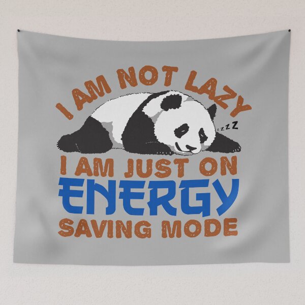 Item preview, Not lazy i am on energy saving mode designed and sold by tinytwist.