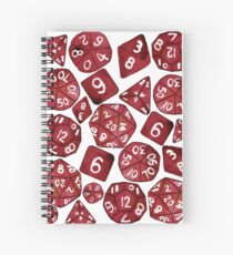 Cuaderno de espiral Red Dice Set