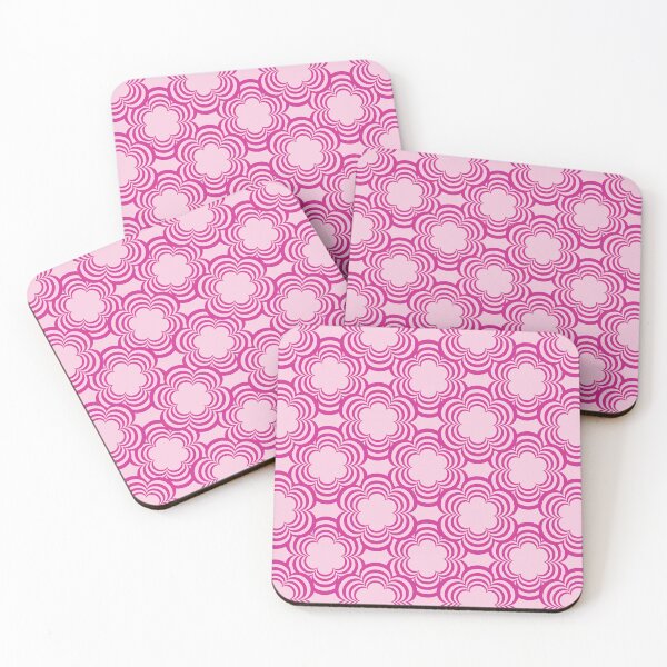 Item preview, Flower Power Pink Geometric Floral Pattern designed and sold by ClaudiaFlores.