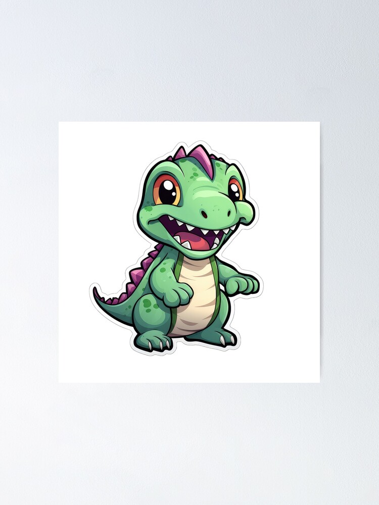 You're Roarsome! Cute Dinosaur Design Poster for Sale by AlinaKY