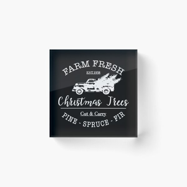 Item preview, Farm fresh Christmas trees cut and carry pine spruce fir , Christmas design  designed and sold by Inktown.
