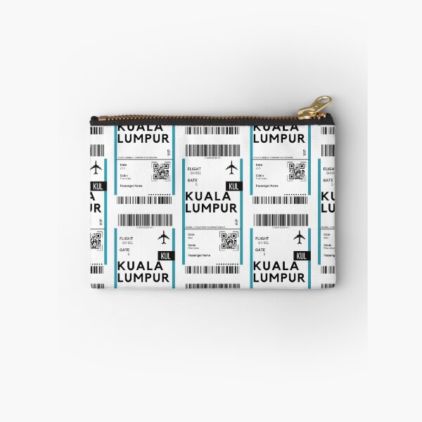 Item preview, Kuala Lumpur, Malaysia Airplane Boarding Pass designed and sold by RoamInk.