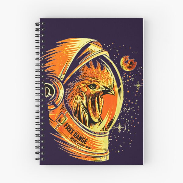Item preview, TRULY FREE RANGE CHICKEN ASTRONAUT designed and sold by THE AMERICAN TEEVANGELIST.