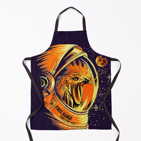Item preview, TRULY FREE RANGE CHICKEN ASTRONAUT designed and sold by THE AMERICAN TEEVANGELIST.