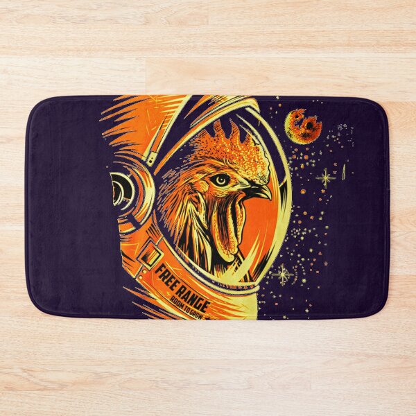 Item preview, TRULY FREE RANGE CHICKEN ASTRONAUT designed and sold by THE AMERICAN TEEVANGELIST.