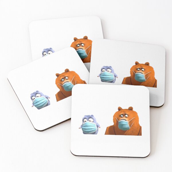 Item preview, Grizzy and the lemmings wear mask designed and sold by railynn-brodie.