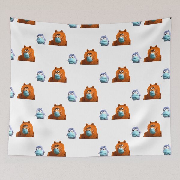 Item preview, Grizzy and the lemmings wear mask designed and sold by railynn-brodie.
