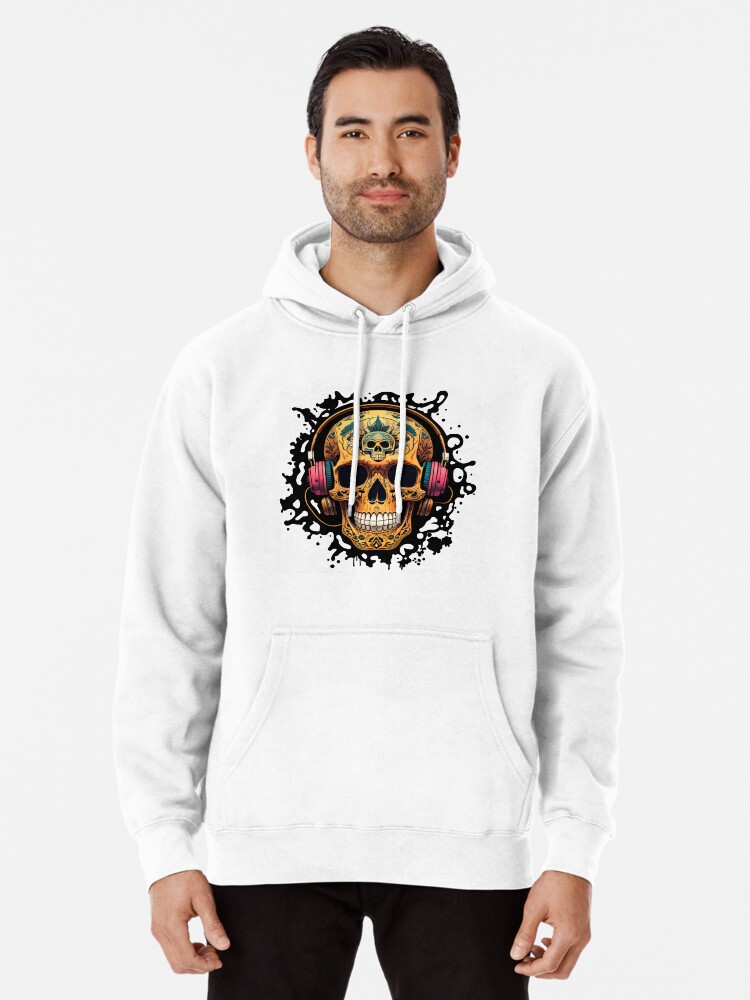 Sudadera con capucha con la obra «Calavera Mexicana» de