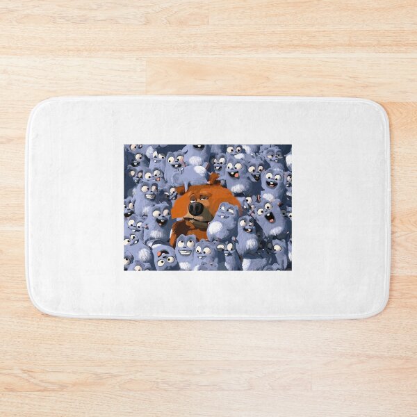 Item preview, happy Grizzy and Lemmings cartoon  designed and sold by railynn-brodie.