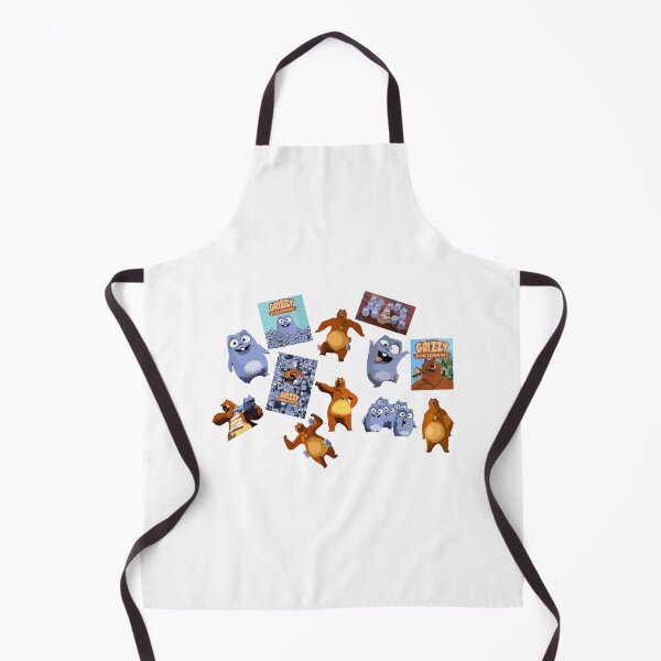 Item preview, happy Grizzy and Lemmings cartoon  designed and sold by railynn-brodie.