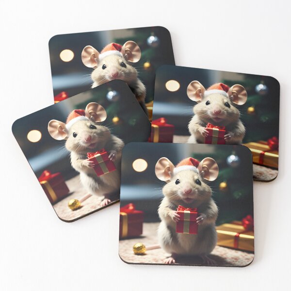 Item preview, Cute little Christmas Mouse designed and sold by Awesome Things.
