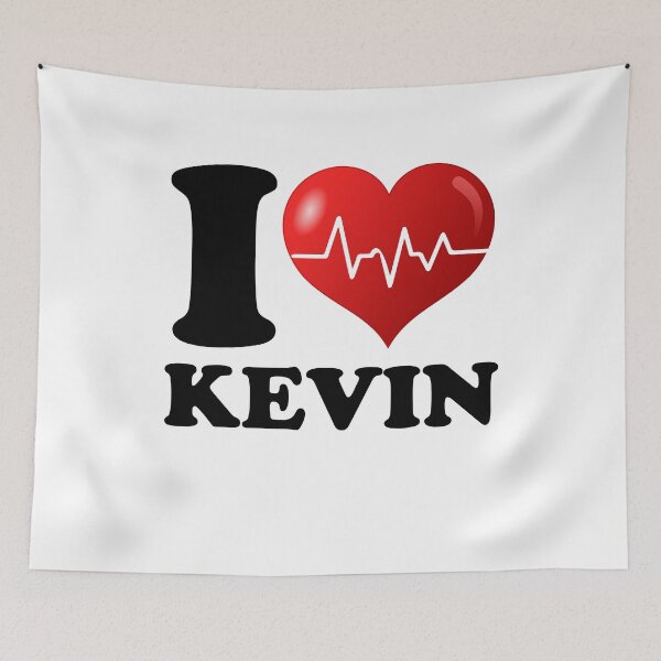 Item preview, I Love Kevin I Heart Kevin Red HeartBeat designed and sold by clothesy7.
