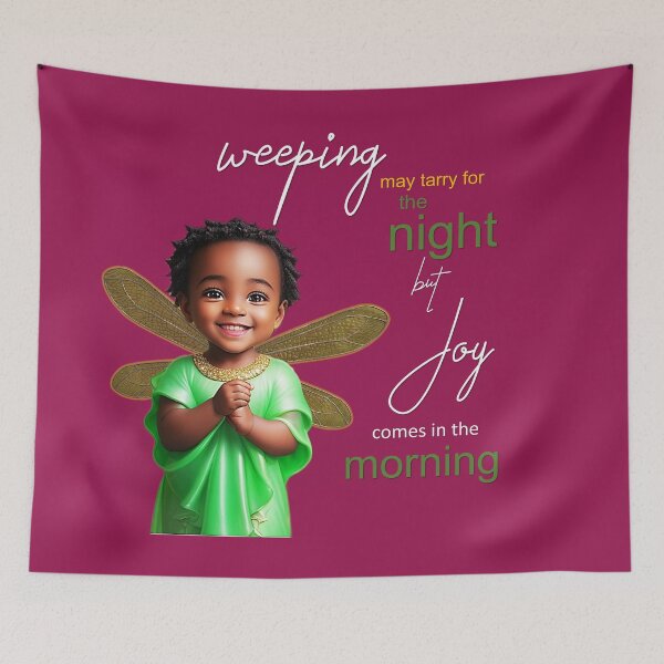 Item preview, Baby Faery with Wings Bible Verse Inspirational Quote designed and sold by gyrate.