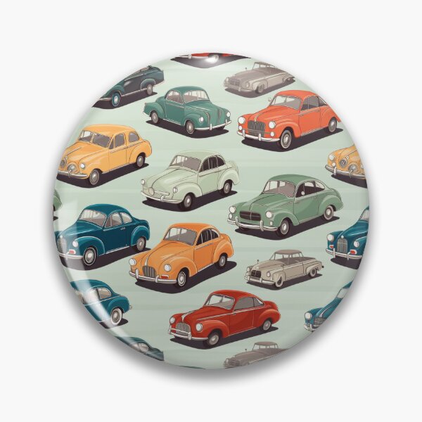Item preview, Retro Car Pattern designed and sold by TileTrends.