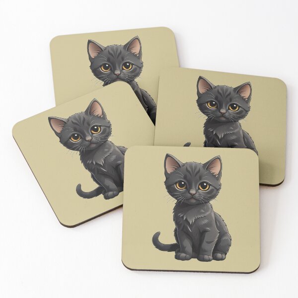 Item preview, Cute and adorable black cat designed and sold by Gilby-Designs.