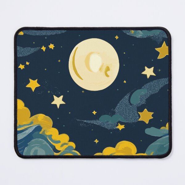 Item preview, Waves of clouds and stars designed and sold by TailoredInk1.