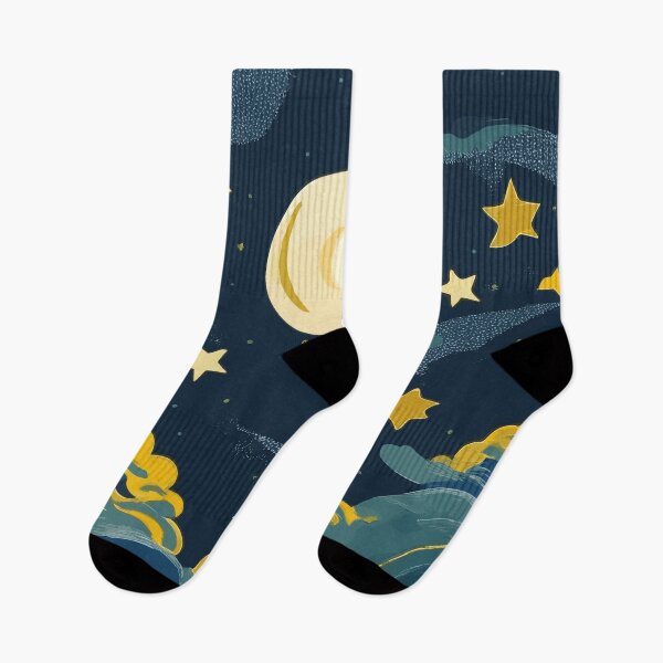 Item preview, Waves of clouds and stars designed and sold by TailoredInk1.