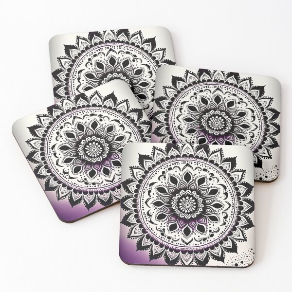 Item preview, Black mandala, boho art wall paper, boho home decor designed and sold by VeronicArt85.