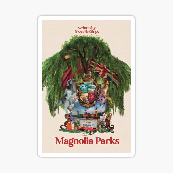 Item preview, Magnolia Parks old cover Sticker designed and sold by Alexis Liszewski.