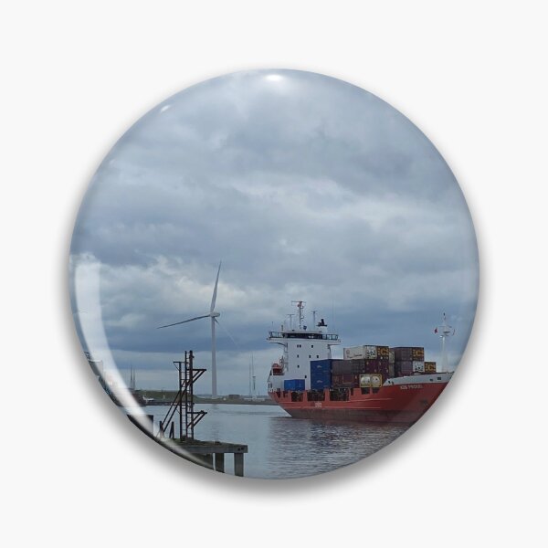Item preview, Container ship leaving Port of Blyth designed and sold by Violaman.