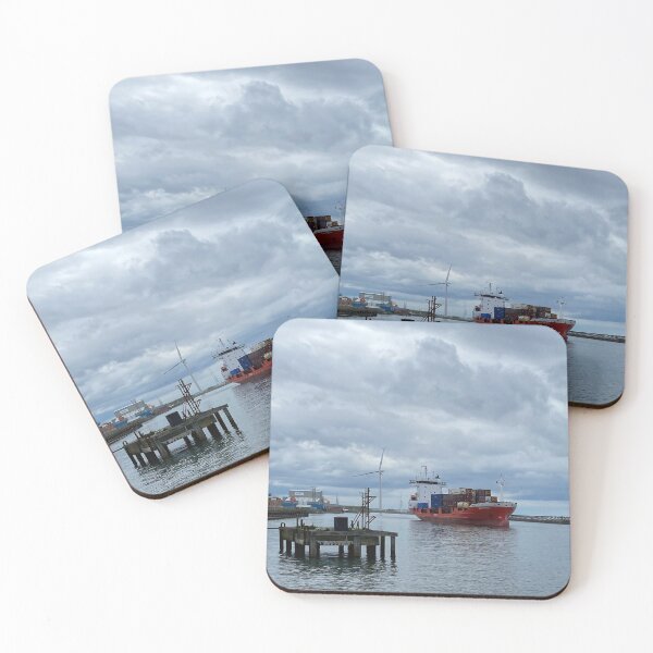 Item preview, Container ship leaving Port of Blyth designed and sold by Violaman.