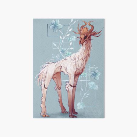 Demon Deer Art Board Print for Sale by violetmagician
