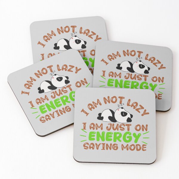 Item preview, Not lazy i am on energy saving mode designed and sold by tinytwist.