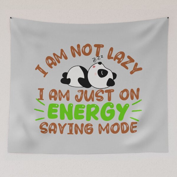 Item preview, Not lazy i am on energy saving mode designed and sold by tinytwist.