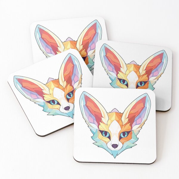 Item preview, Fennec Fox Colorful Watercolor Animal Illustration designed and sold by TeeHome.