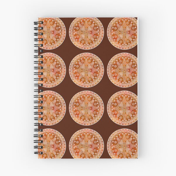 Item preview, Padi kolam/muggu/Rangoli Orange Background designed and sold by ShreecreatE.