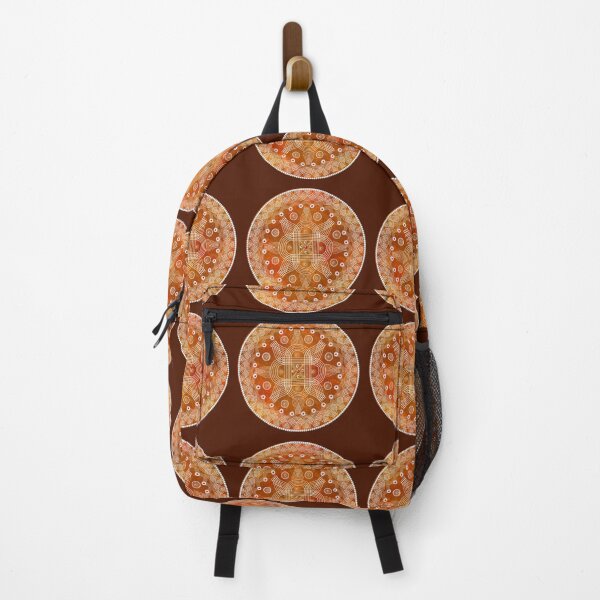 Item preview, Padi kolam/muggu/Rangoli Orange Background designed and sold by ShreecreatE.