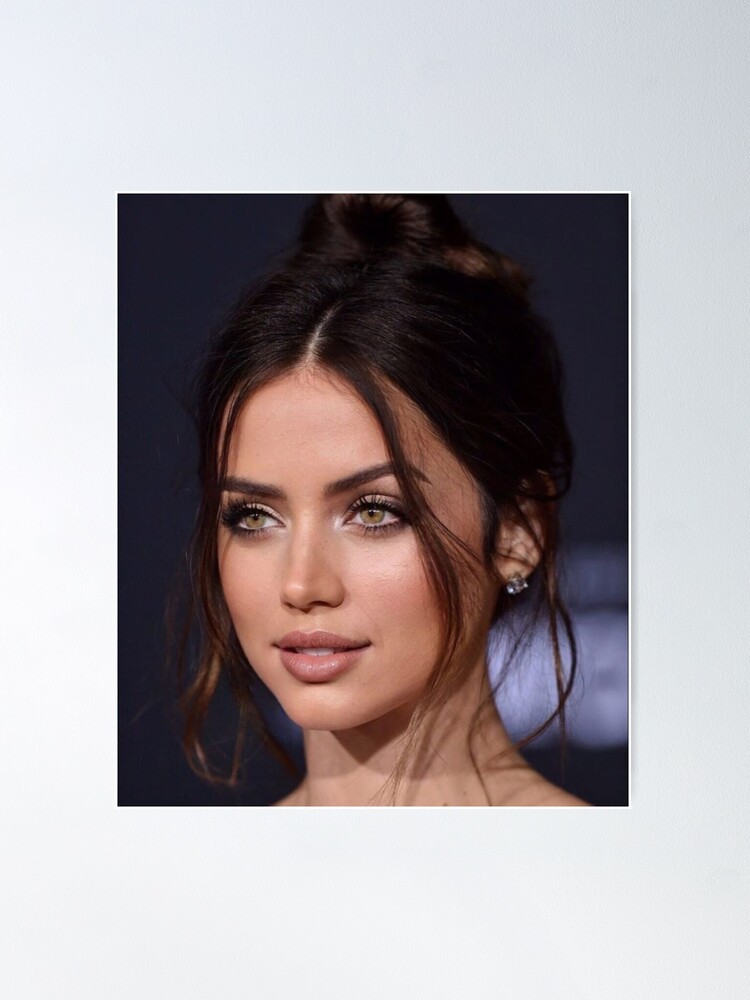 Ana de armas High Quality Design Poster by IssamAl