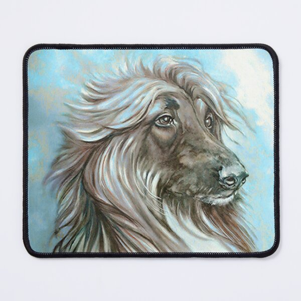 Item preview, Afghan Hound. VDOM type from acrylic painting. designed and sold by chepea2.