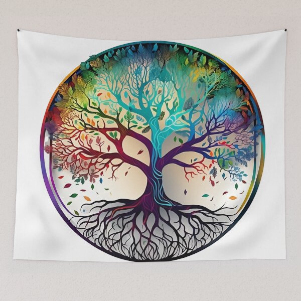 Item preview, Colored tree of life designed and sold by VeronicArt85.